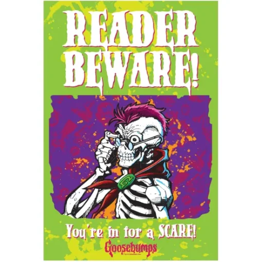 Trick Or Treat Studios Goosebumps - Reader Beware Metal Sign