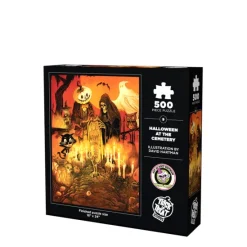 Trick Or Treat Studios Halloween at the Cemetery 500 Piece Jigsaw Puzzle