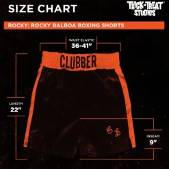 Trick Or Treat Studios Rocky III Clubber Lang Boxing Trunks